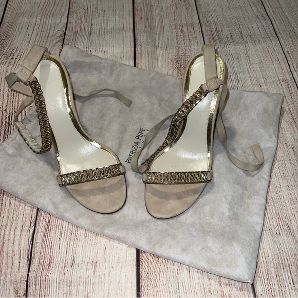 Patrizia Pepe Rhinestone heeled sandaals. Size EU38 - Picture 1 of 8